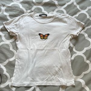 Little cropped white tshirt
